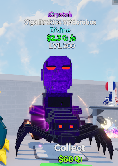 عنكبوت كرستال lv 200