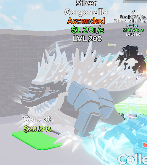 gorgonzilla silver lv.200