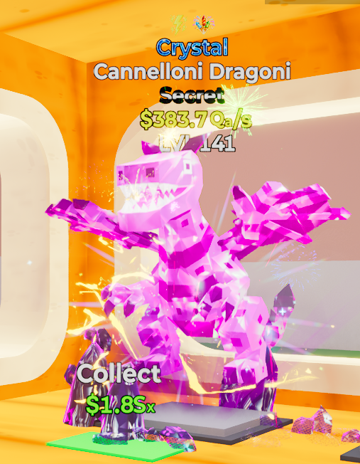lv 141 تنين كرستال ضربتين